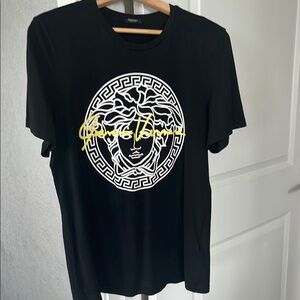 Versace Black Medusa Short Sleeve Tee